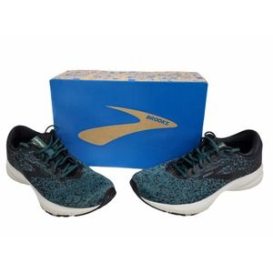 Brooks Launch 6 Black Atlantic Gold Running Shoes